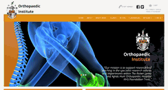 Desktop Screenshot of orthopaedic-institute.org