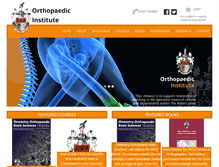 Tablet Screenshot of orthopaedic-institute.org
